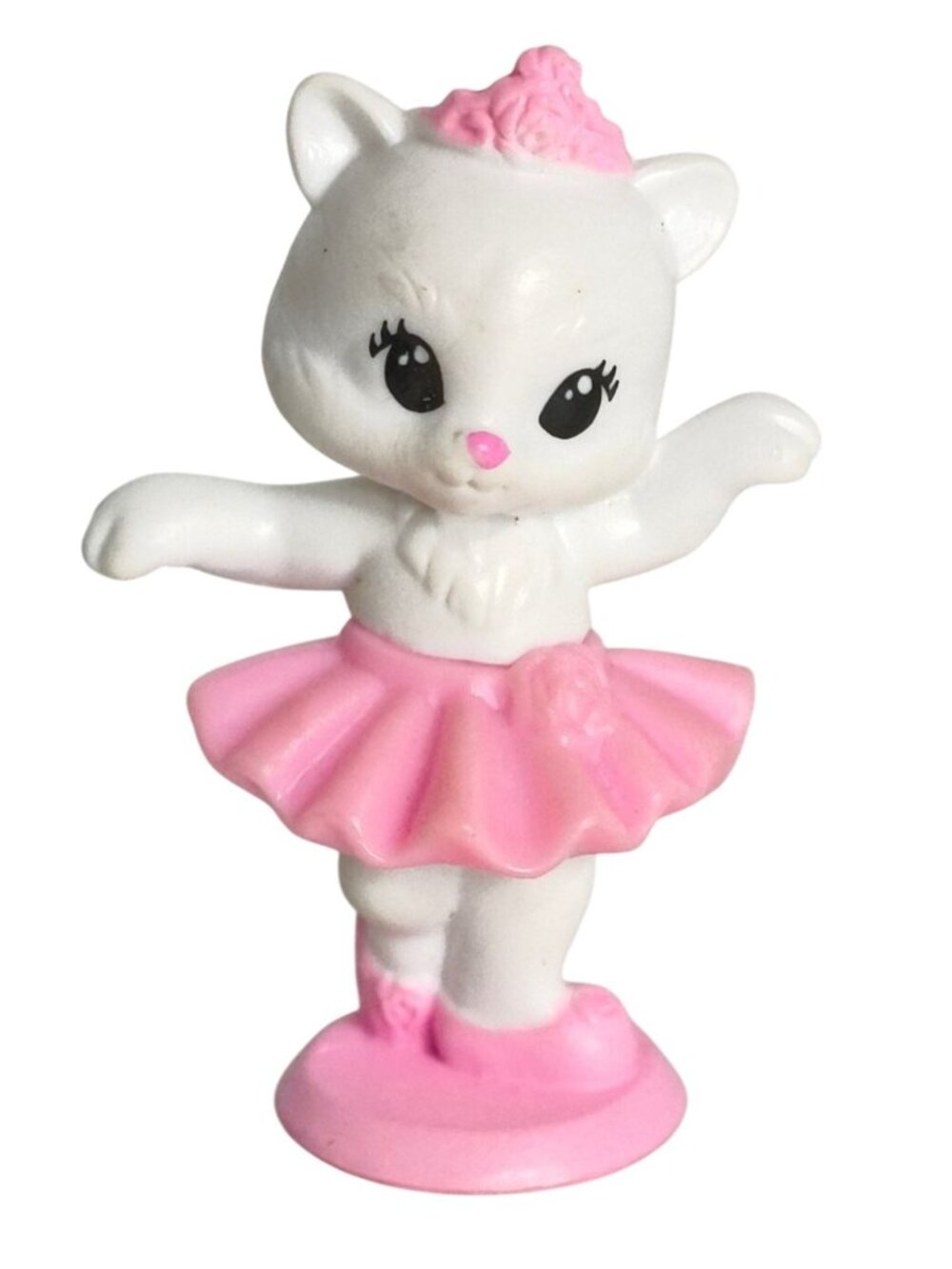 Barbie White Cat In Pink Ballerina Outfit Mini Figure Barbie in the Pink Shoes